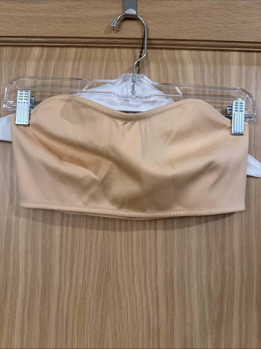 Source Unknown Nude Beige Strapless Bandeau